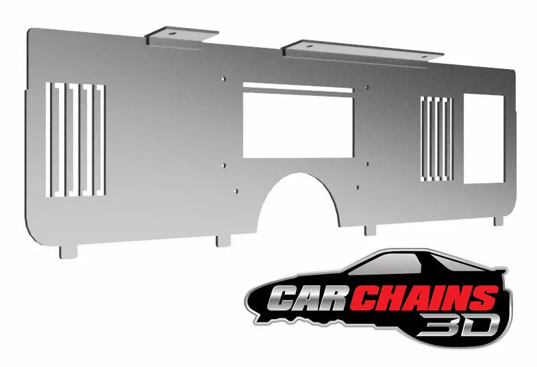 3D Printed Digital Dash Bezel for 1979-1986 Ford Foxbody Mustang - CarChains3d
