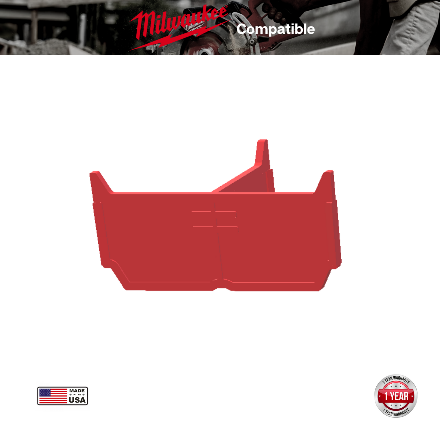 Milwaukee PACKOUT Slim 3 Compartment T Bin Divider
