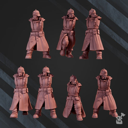 3d Printed 2nd Death Division Infantry Assembly Kit v2 by DakkaDakka