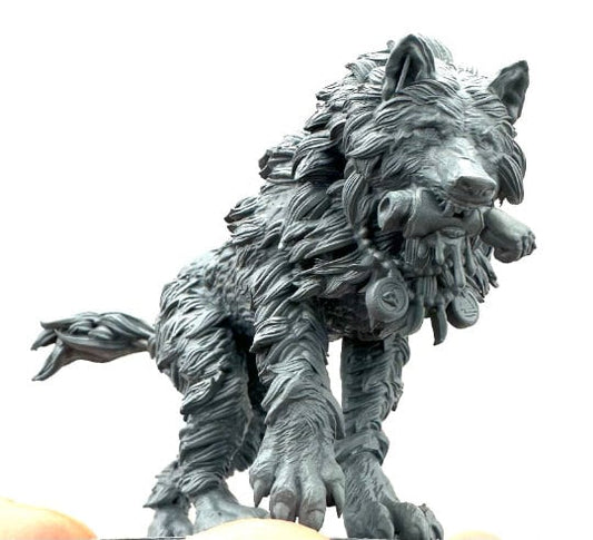 3D Printed Wolves x2 by 3DArtGuy Miniatures