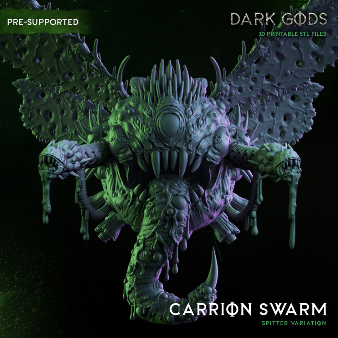 3D Printed Carrion Swarm by Dark Gods Miniatures