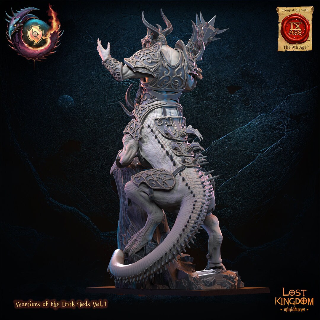 3D Printed Ancient Feldrak by Lost Kingdom Miniatures