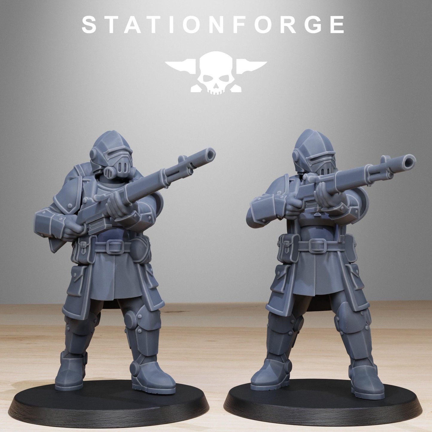 3D Printed Royal Guard Patrol x10 by StationForge Miniatures