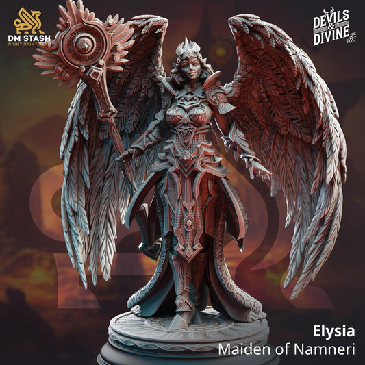 3D Printed Angelic Cleric by DM Stash