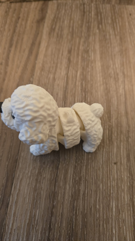 Poodle Keychain