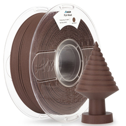 PLA Wood 1.75mm, 1KG/2.2LB