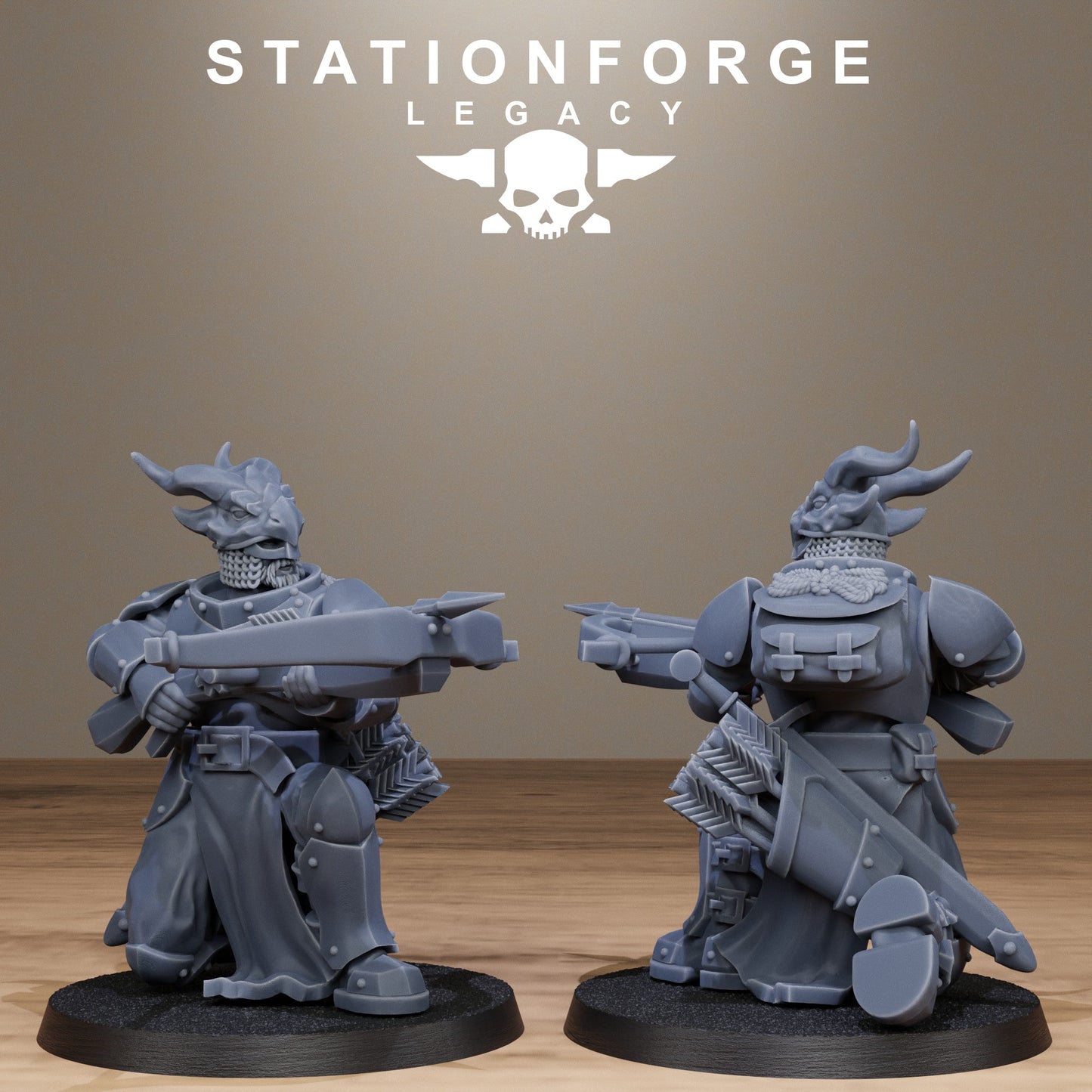 3D Printed Solaris Dragon Squad by StationForge Miniatures