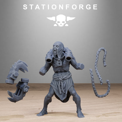 3D Printed Corrupted Guard Butchers by StationForge Miniatures