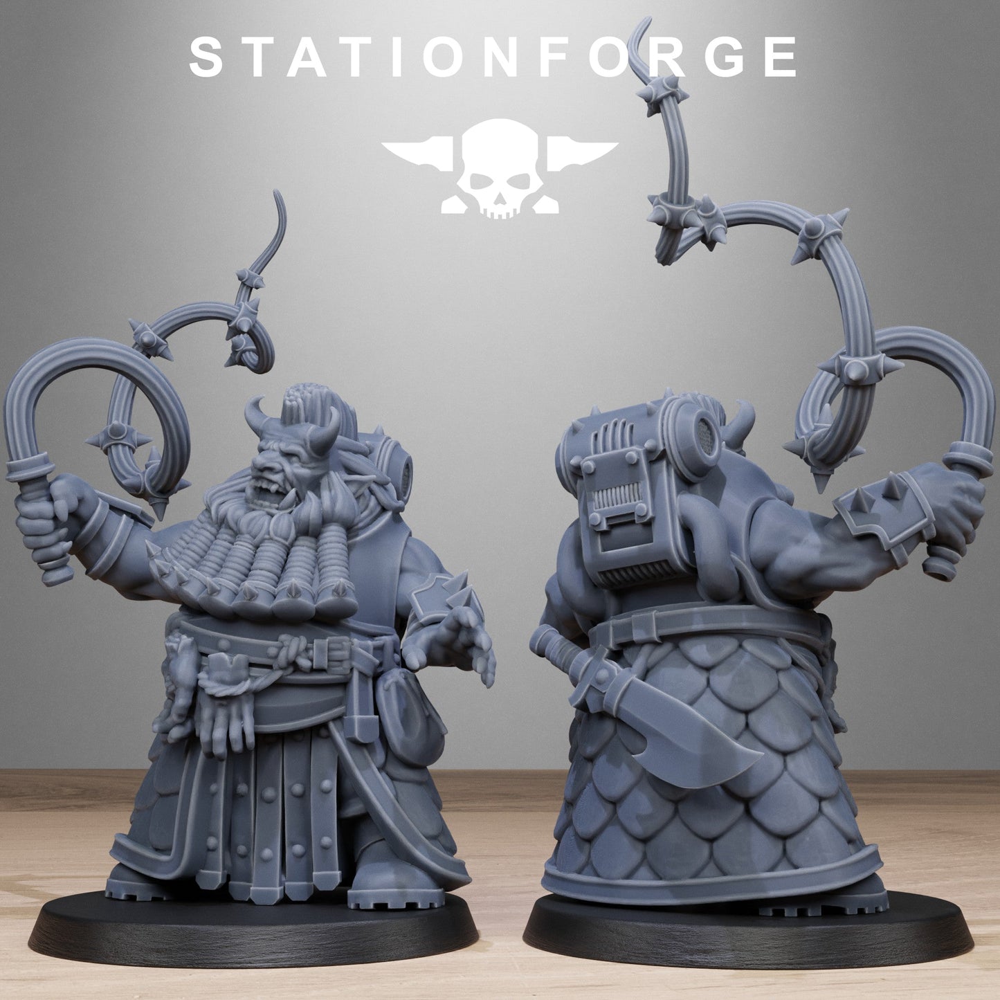 3D Printed Corrupted Guard Dwarves by StationForge Miniatures