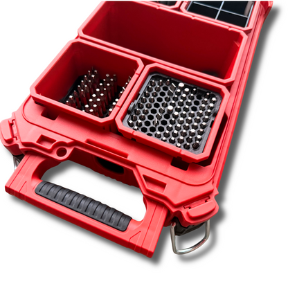Milwaukee PACKOUT Deep Organizer Stacking Hex Bit Bins