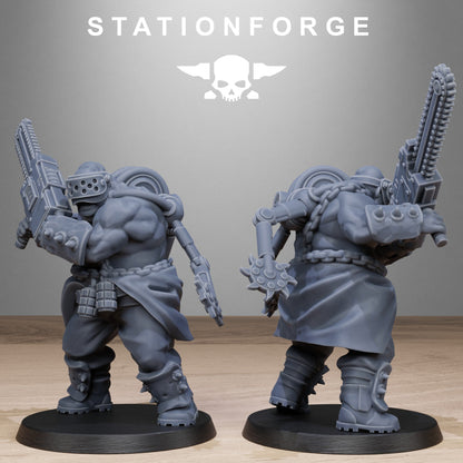 3D Printed Corrupted Guard Butchers by StationForge Miniatures