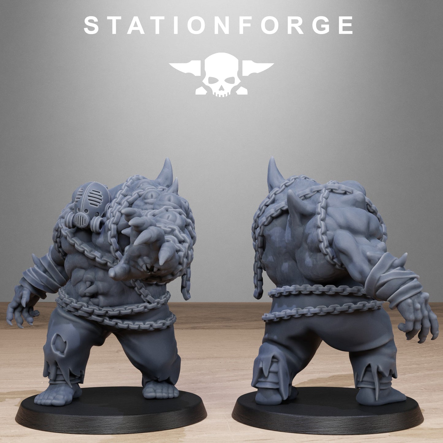 3D Printed Corrupted Guard Butchers by StationForge Miniatures