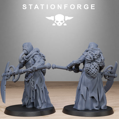 3D Printed Corrupted Guard Butchers by StationForge Miniatures