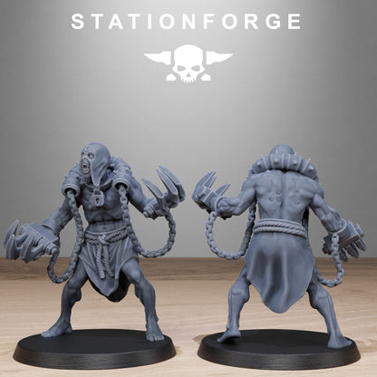 3D Printed Corrupted Guard Butchers by StationForge Miniatures