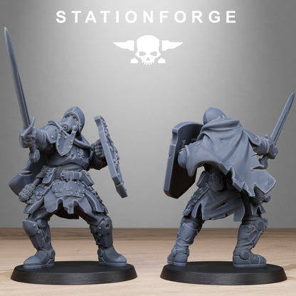 3D Printed RoyalGuard Bloodwardens by StationForge Miniatures