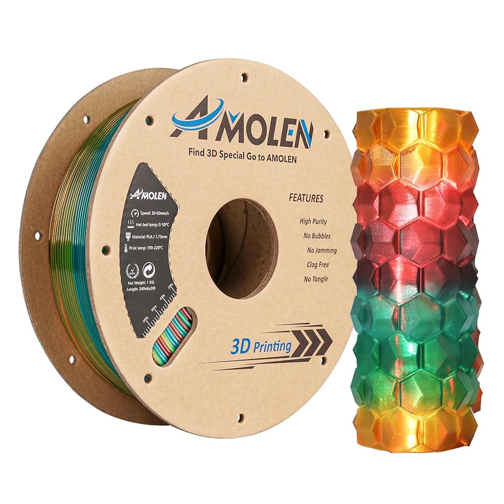 PLA Crystal-Transparent 1.75mm, 1KG/2.2LB
