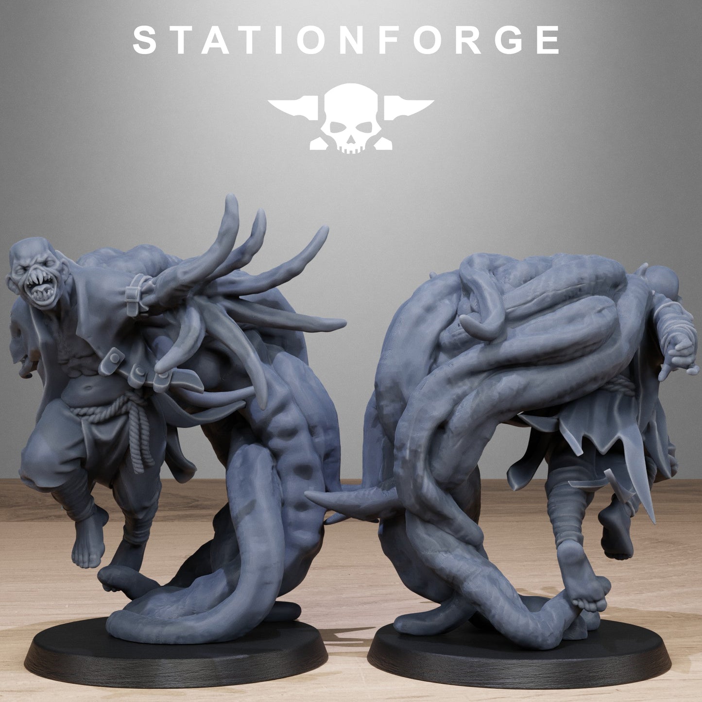 3D Printed Corrupted Guard Butchers by StationForge Miniatures