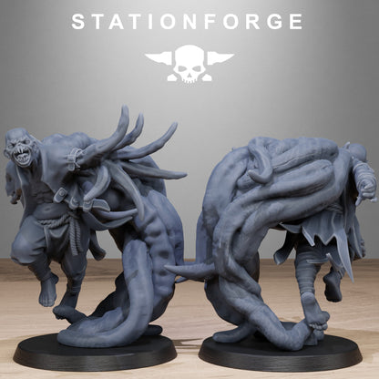 3D Printed Corrupted Guard Butchers by StationForge Miniatures