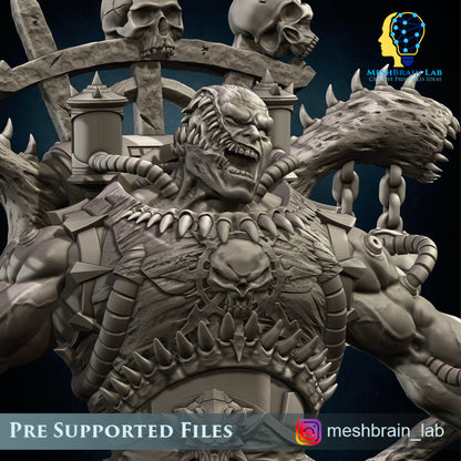 3d Printed Doom Marine Demonhost By Meshbrain Labs Miniatures