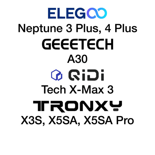 Durable heat-resistant magnetic sheet for Elegoo Neptune 3 Plus printers.