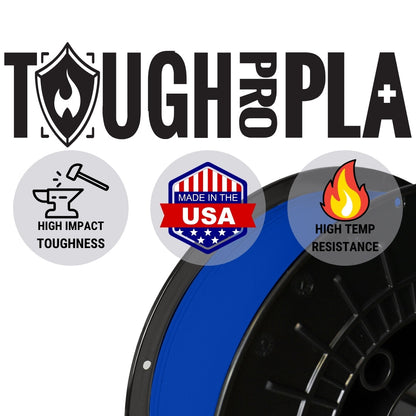 Gunmetal Gray AF 1.75mm Tough Pro PLA+ Filament Made in the USA!