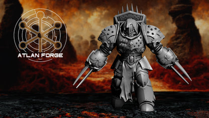 3d Printed Vampire Hunters x5 by Atlan Forge Miniatures