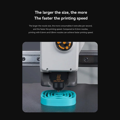 Replaceable Nozzle Hotend Kit for Desktop FDM 3D Printers — 0.2/0.4/0.6/0.8 mm (0.008/0.016/0.024/0.031 in)