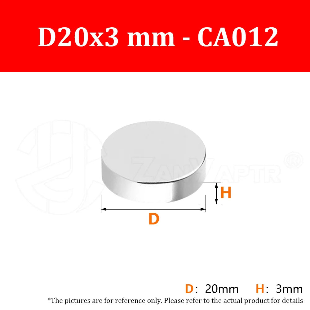 Circular Magnet DIY Parts for 3D Printers — Magnetic Hardware & Replacement Magnets