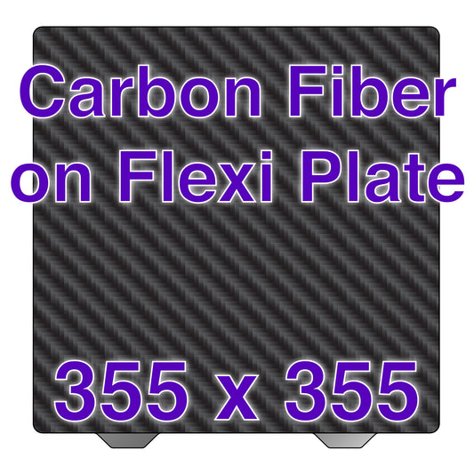 Premium carbon fiber Flexi Plate in 355x355 mm size for Sovol SV08.