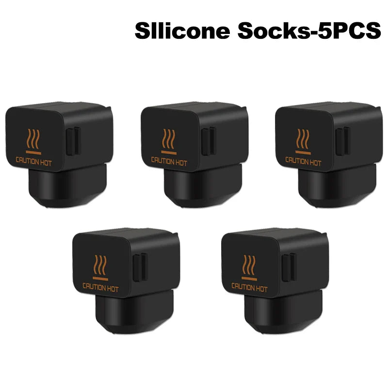 3D Printer Hotend Kit with 0.2, 0.4, 0.6, 0.8mm Nozzles and Silicone Brush — Assembly Replacement Parts