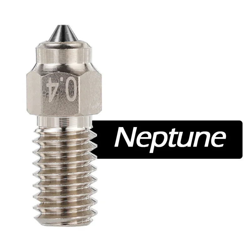 DLC Hardened Steel Tip Copper Bimetal Nozzle – Wear-Resistant High-Conductivity 3D Printer Nozzle for V6 Volcano MK8 Neptune4 K1 Hotends
