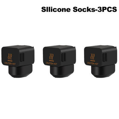 3D Printer Hotend Kit with 0.2, 0.4, 0.6, 0.8mm Nozzles and Silicone Brush — Assembly Replacement Parts