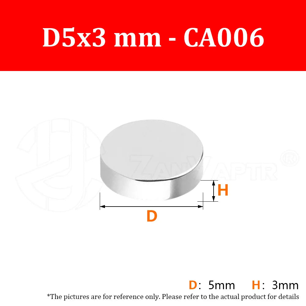 Circular Magnet DIY Parts for 3D Printers — Magnetic Hardware & Replacement Magnets