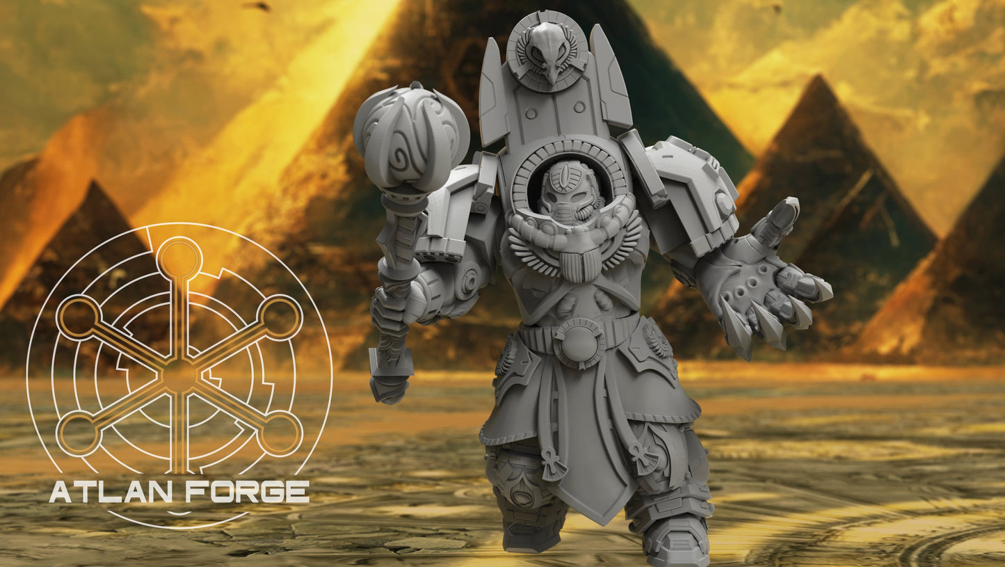 3d Printed Aegyptus Assault Nehebkau by Atlan Forge Miniatures