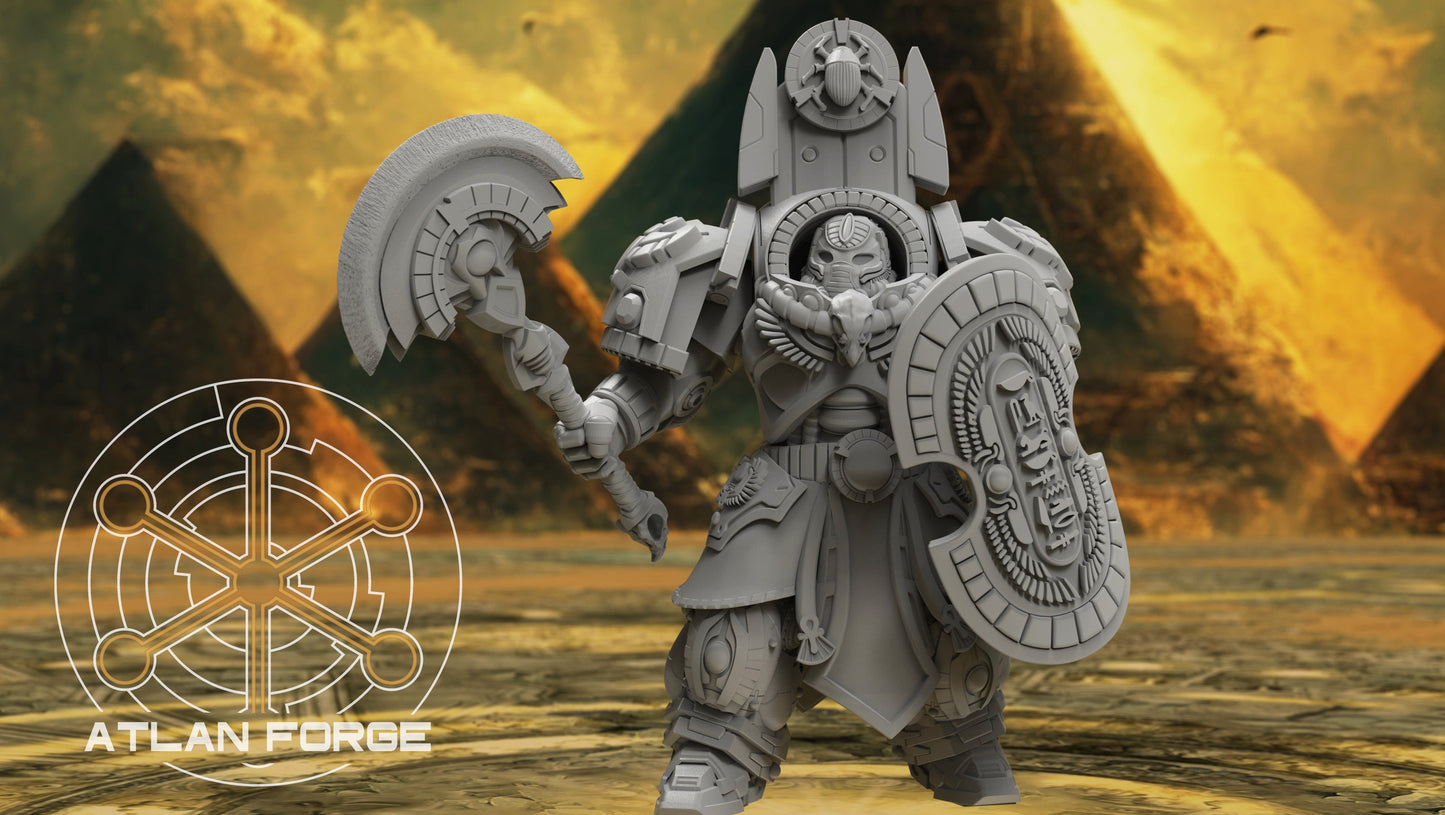 3d Printed Aegyptus Assault Nehebkau by Atlan Forge Miniatures