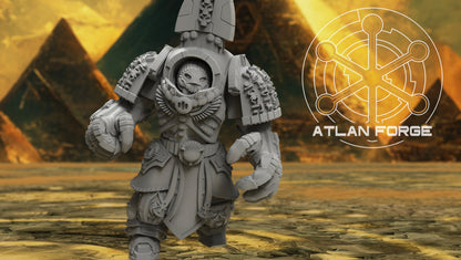 3d Printed Aegyptus Assault Nehebkau by Atlan Forge Miniatures