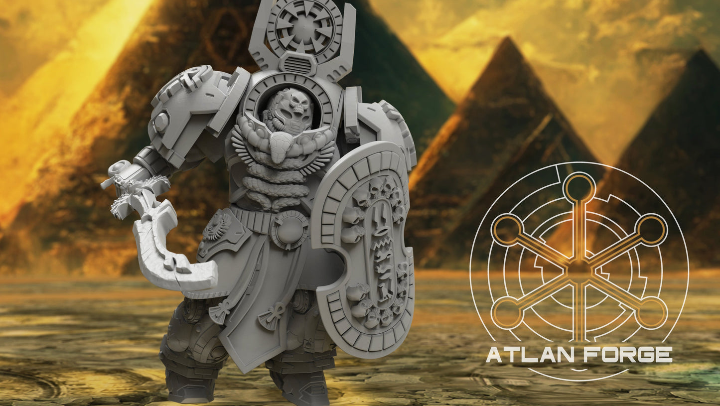3d Printed Aegyptus Assault Nehebkau by Atlan Forge Miniatures