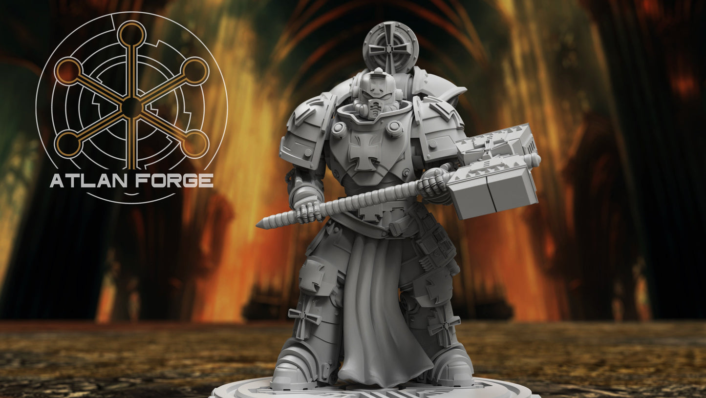 3d Printed Templar Veterans x3 by Atlan Forge Miniatures