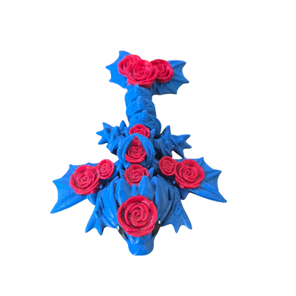 Baby Rose Wyven Dragon Keychain (Limited Edition)