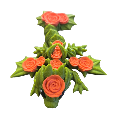 Baby Rose Wyven Dragon Keychain (Limited Edition)