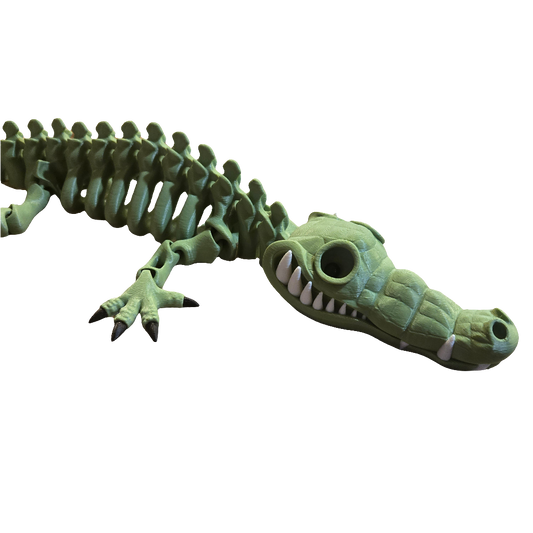3-Color Skeleton Crocodile (Articulated) (Adult)