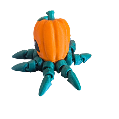 Pumpkin Octo Keychain