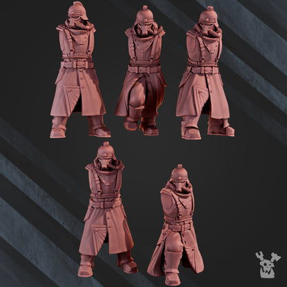 3d Printed 2nd Death Division Grenadier Squad Kit x5 by DakkaDakka Miniatures