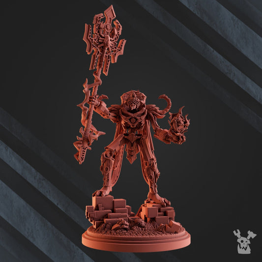 3d Printed Robot Legions Lord Akerteph by DakkaDakka
