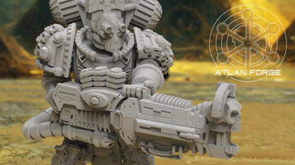 3d Printed Aegyptus Neter Khertet x5 by Atlan Forge Miniatures