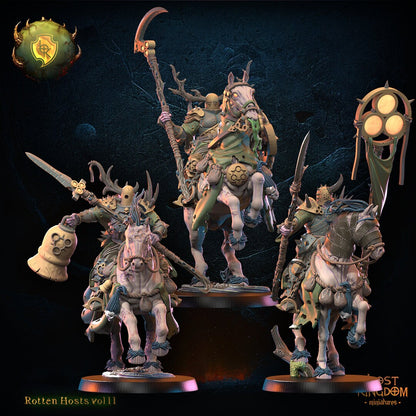 3D Printed Diseased Knights x5 by Lost Kingdom Miniatures
