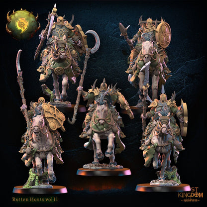 3D Printed Diseased Knights x5 by Lost Kingdom Miniatures