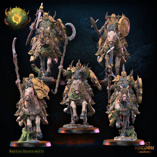 3D Printed Diseased Knights x5 by Lost Kingdom Miniatures