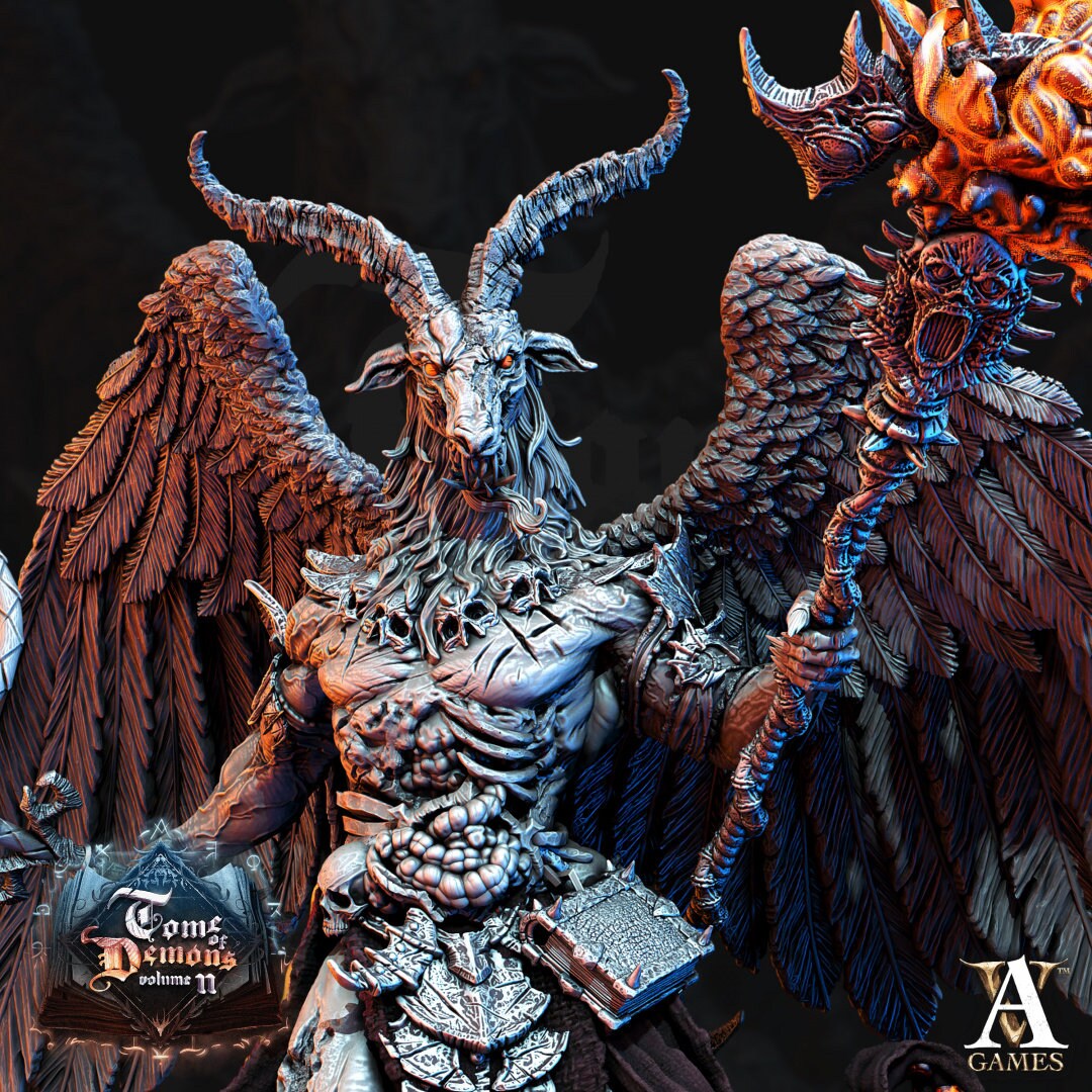 3D Printed Adramal - Seneschal of Orcus by Archvillain Games