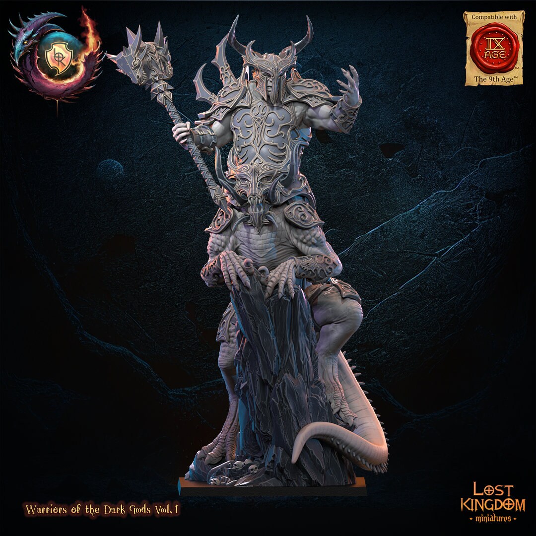 3D Printed Ancient Feldrak by Lost Kingdom Miniatures